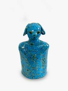 Mark Rayner Artist Works For Sale: Little Blue Crystal Dog