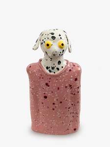 Dog in a Pink Jumper