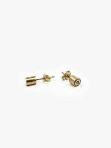 Jewellery: Mutabilis Gold Plated Studs (IME70)