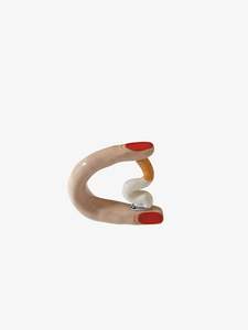 Ceramics: Squeezed Double Fingers with a cigarette