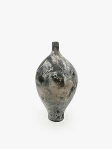 Graham Ambrose Artist Works For Sale: Pit Fired Teardrop Orb, Size 1 (GA828)
