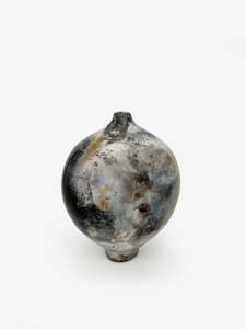 Graham Ambrose Artist Works For Sale: Pit Fired Orb, Size 1  (GA823)