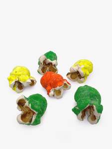 Madeleine Child Artist Works For Sale: Mixed Coloured Popcorn Set of Six by Madeleine Child (MC1777)