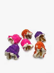 Madeleine Child Artist Works For Sale: Mixed Coloured Popcorn Set of Six by Madeleine Child (MC1776)