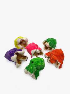 Mixed Coloured Popcorn Set of Six by Madeleine Child (MC1774)
