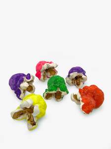 Mixed Coloured Popcorn Set of Six by Madeleine Child (MC1773)