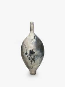 Graham Ambrose Artist Works For Sale: Pit Fired Teardrop Orb (GA850)