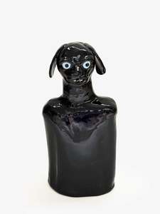 Mark Rayner Artist Works For Sale: Angry Black Dog (MR562)