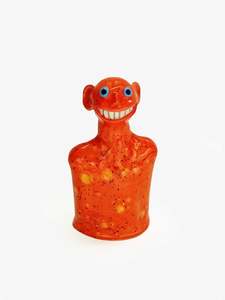 Mark Rayner Artist Works For Sale: Little Orange Crystal Guy (MR554)