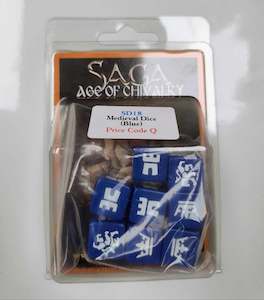 Dice: SAGA Age of Chivalry: Medieval Dice Blue