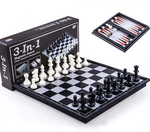 Magnetic 3-in-1 Game Set - 14 Inch