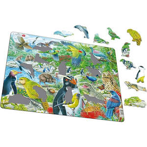 New Zealand Section: NZ Wildlife Puzzle Tray