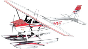 Metal Earth: Cessna 182 Floatplane
