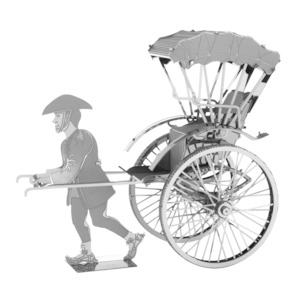 Metal Earth: Metal Earth: Japanese Rickshaw