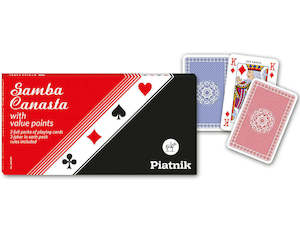 Card Games: Samba Canasta Playing Cards by Piatnik