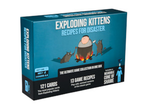 Card Games: Exploding Kittens: Recipes for Disaster