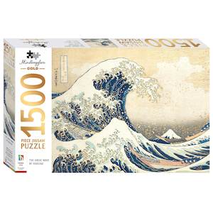 Mindbogglers Gold: The Great Wave 1500pc Puzzle