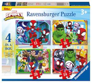 Kids Jigsaws: Ravensburger: Spidey & His Amazing Friends 12/16/20/24pc Puzzles