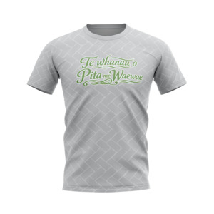 Te Whānau o Pita me Waewae - Official Grey Tee