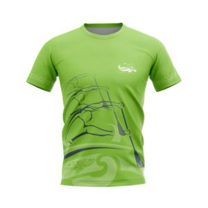 Tauranga Moana Outrigger Canoe Club Green Tee