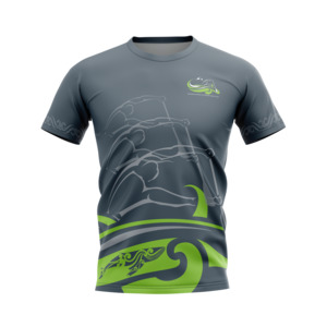 Tauranga Moana Outrigger Canoe Club Grey Tee