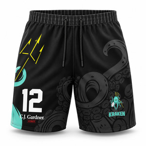 Kraken NFL Kids Playing Shorts