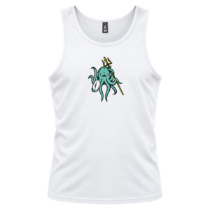 Kraken NFL White Cotton Singlet
