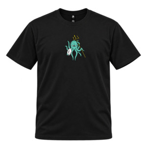 Kraken NFL Black Cotton Tee