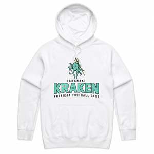 Hoodies: Kraken NFL White Cotton Hoodie