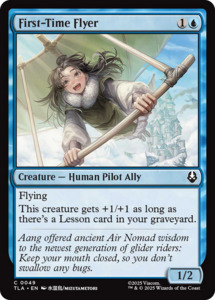 Mtg Singles Instock: First-Time Flyer [Avatar: The Last Airbender]