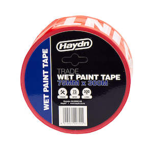 Safety: Wet Paint Tape