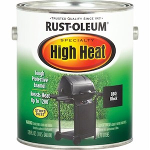 High Heat Brush On Paint - BBQ Black 1 Gallon