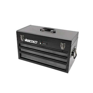 20" 3-Drawer Hand Carry Tool Box - Black, Black