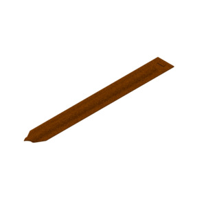 Straightcure Corten Steel Edging: Straightcurve Fixing - 300mm Peg (for securing 100-150mm)