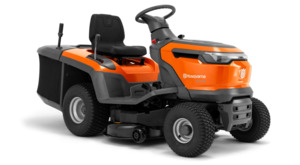 Ride On Mowers: Husqvarna TC 114 Lawn Tractor with Collector