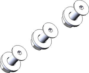 Hansa C13/C16 Anvil Bolt Set