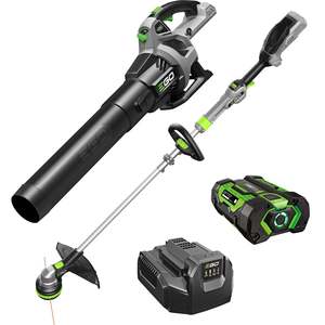 Lawn Trimmers: EGO POWER+ Cordless 35cm Line Trimmer & Blower Kit 56 Volt, 2.5Ah