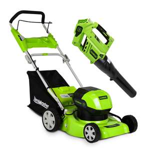 Steelfort: LawnMaster 58V 16" Mower & Leaf Blower Kit