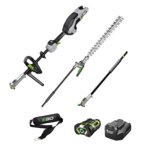 Power+ Multi-Tool Carbon Fibre Pole Hedge Trimmer Kit with Upgraded Power Head