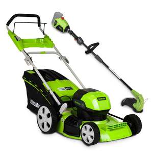 Lawn Trimmers: LawnMaster 58V 18" Mower & Line Trimmer Kit - Exclusive to Mitre 10