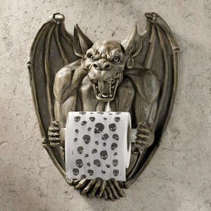 Flush the Gargoyle Gothic Toilet Paper Holder