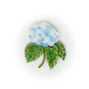 Hydrangea brooch
