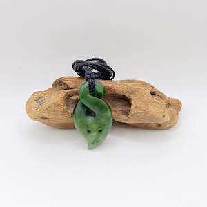 Pendant, Necklace: Single Pikorua Twist