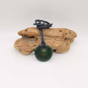 Pendant, Necklace: Small Dark Porohita Disc