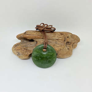 Pendant, Necklace: Kahurangi Porohita Disc Pendant