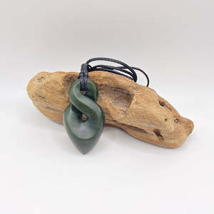 Dark Single Pikorua / Twist Pendant