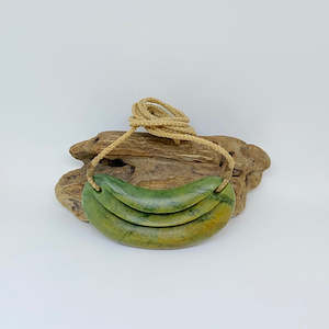 Breastplate: Unique Flower Jade Roimata Drop Breastplate