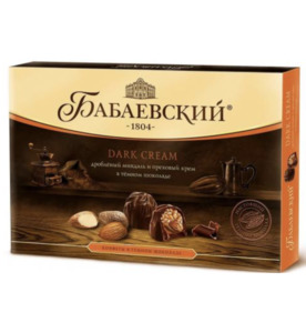 Babaevsky Dark Cream Candy Assortment (Crushed Almonds and Hazelnut Cream), 200g&hellip;