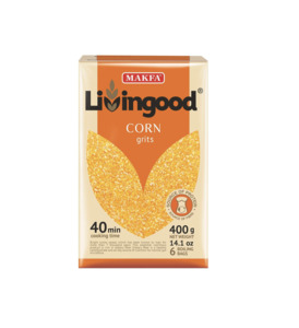 “Livingood” Corn Grits, 400g – Gastronomy