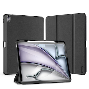 Products: iPad Air 13" (2024/2025) Full Cover Folio Case - Black Domo Series by Dux Ducis - GA Tech